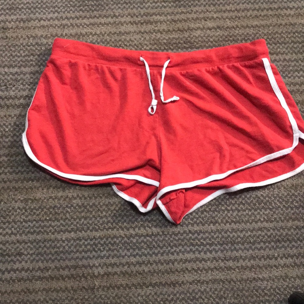 Red shorts